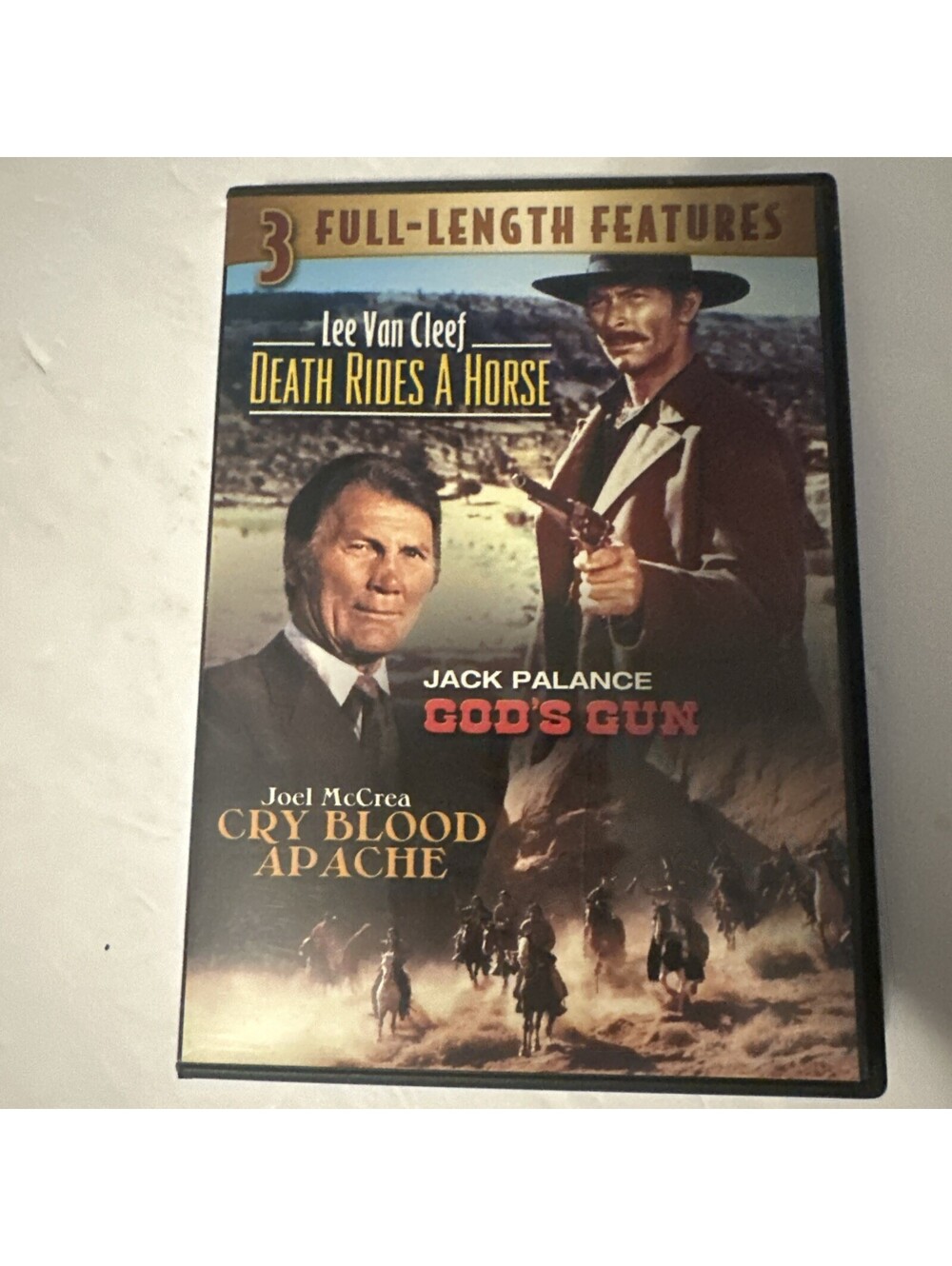 Death Rides a Horse DVD 3 Movie Set Lee Van Cleef Jack Palance